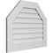 Ekena Millwork Octagonal Top Surface Mount PVC Gable Vent w/ 3-1/2"W x 1"P Standard Frame, 32"W x 26"H GVPOT32X2601SN - alternate 4